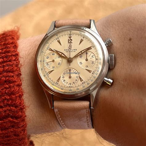 breitling chronograph 1940|breitling geneve vintage chronograph watch.